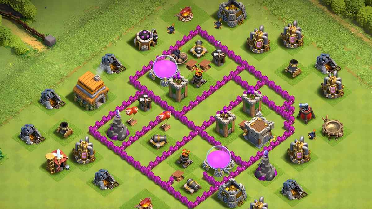 Diseño de guerra efectivo para TH6 – vista previa del diseño TH6