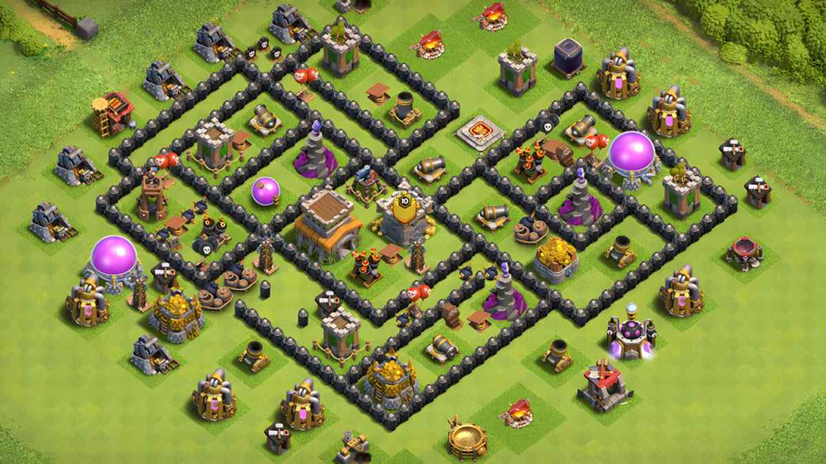 प्रभावी TH8 वॉर बेस – TH8 बेस डिज़ाइन प्रीव्यू