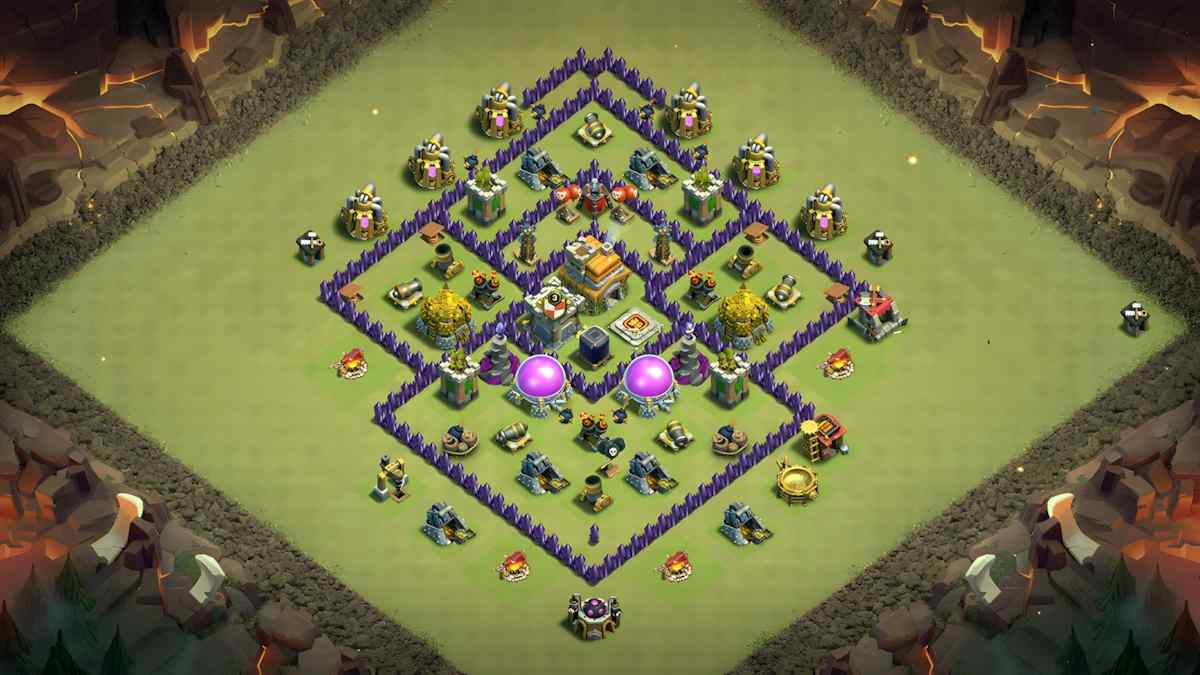 Secure Resources with TH7 Hybrid Base – TH7 layout preview