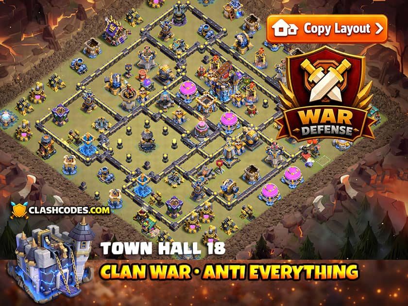 Anti everything layout with X-Bows set to defend both ground and air attacks
