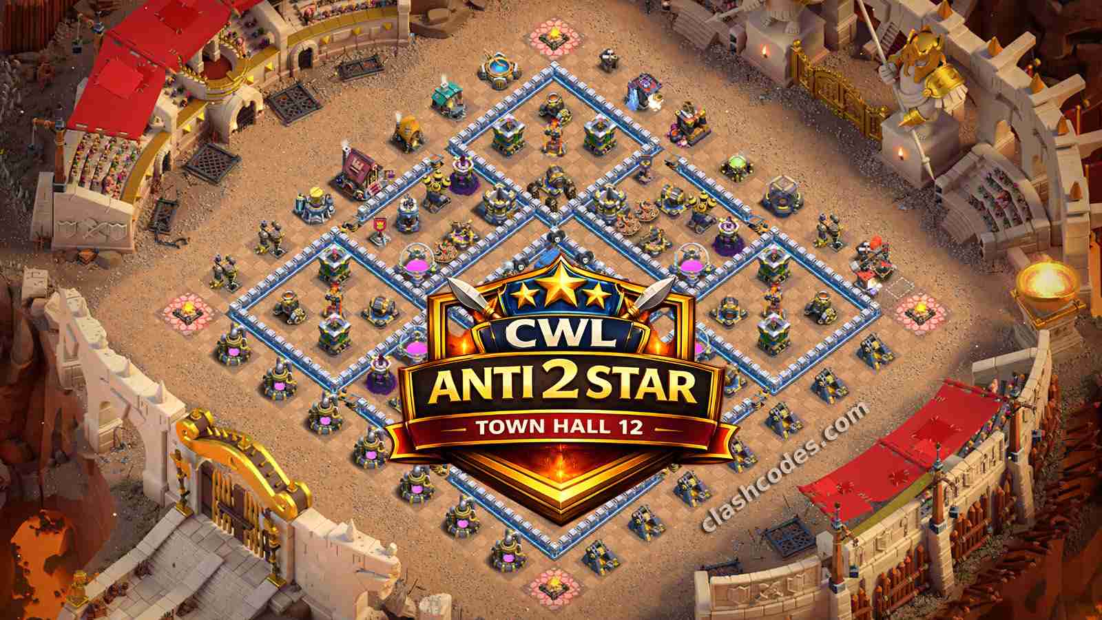Ultimate TH12 Base: Best Anti-2 Star Base Layout | Clash of Clans