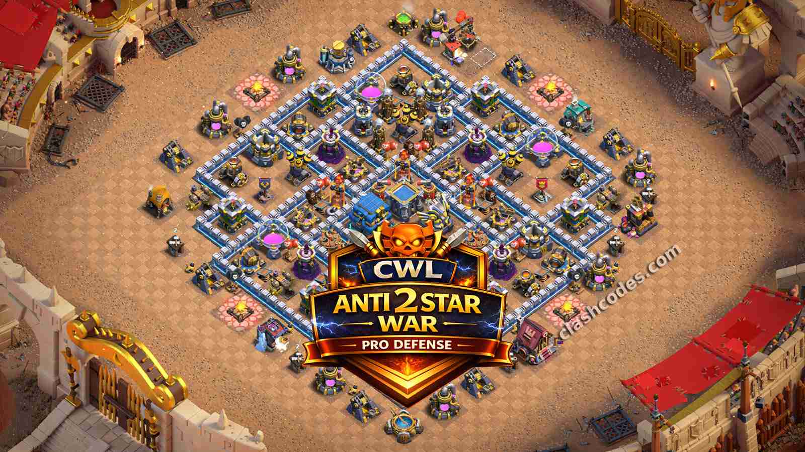 Pro TH12 Base Layout for Strong Defense