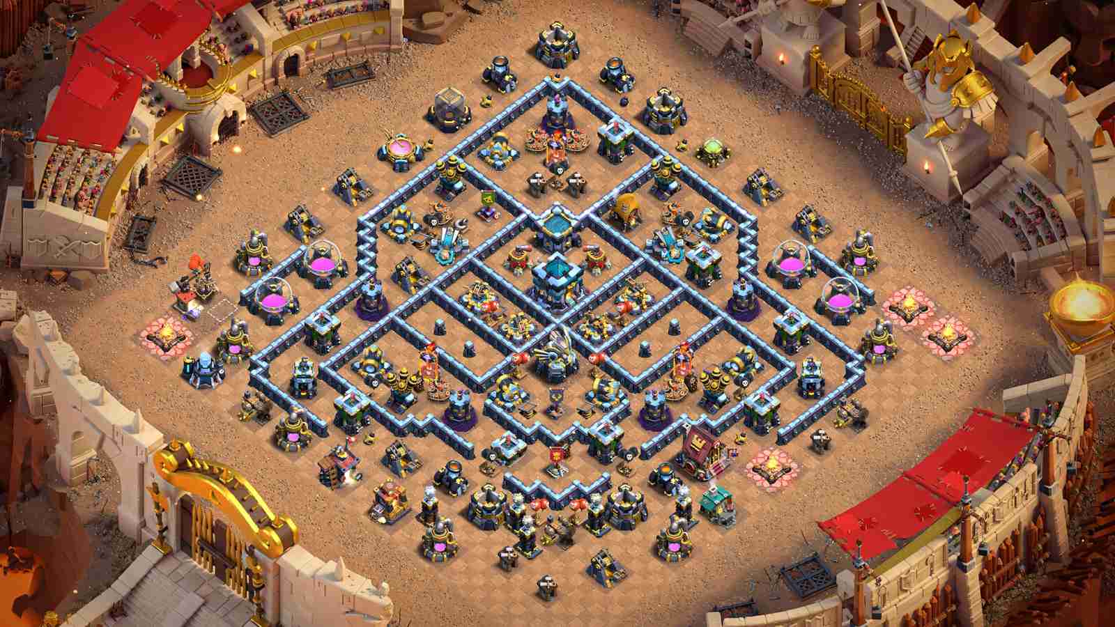 Best Clash Of Clans | TH13 War Base | Anti Everything