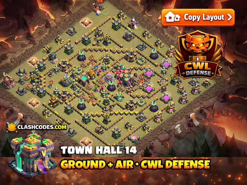 CWL Base for TH 14 with Balanced Ground and Air Defense