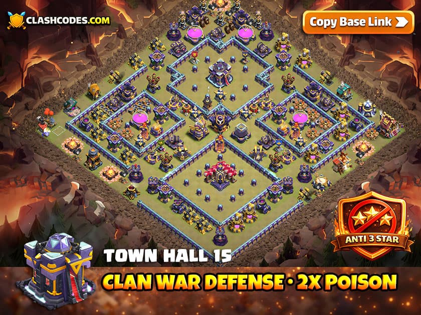 Dominating Legends with TH15: Anti Queen Walk Base