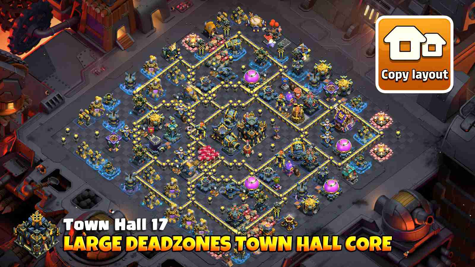 Deadzone base with Ricochet core and double Rage towers for pathing confusion