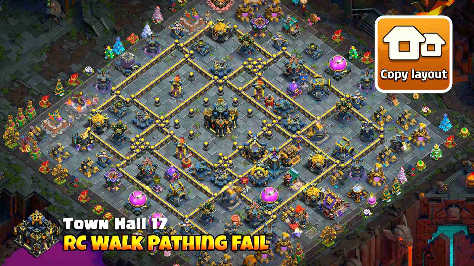 Large deadzones and dual Rage Towers disrupting RC walk