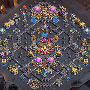Unbeatable TH18 Anti 3-Star Base Link - Clash of Clans