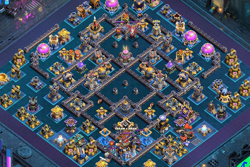 Legendary TH18 Base for Defense Mastery