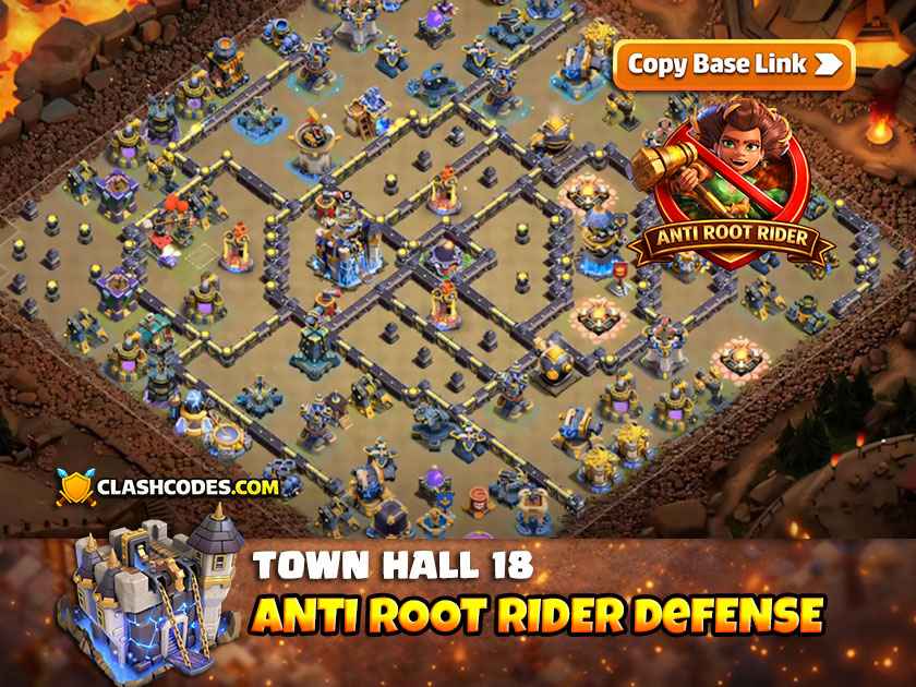 Layout to defend Root Riders Attacks with Triple Inferno Core