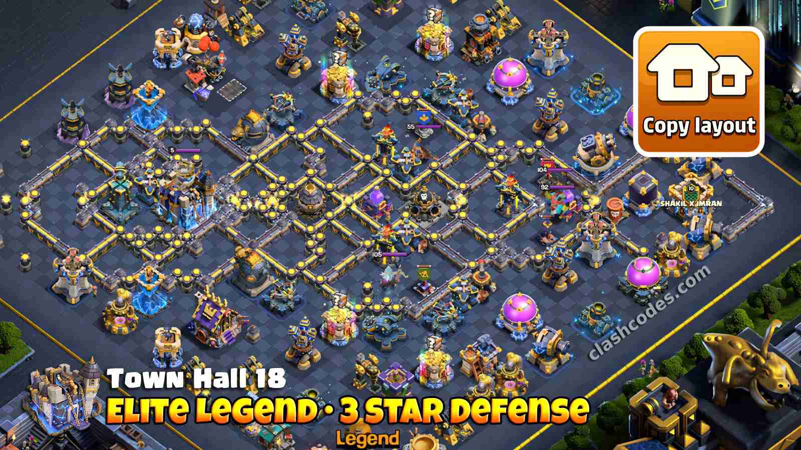 Elite legend layout controlling troop movement rather than specific attack types