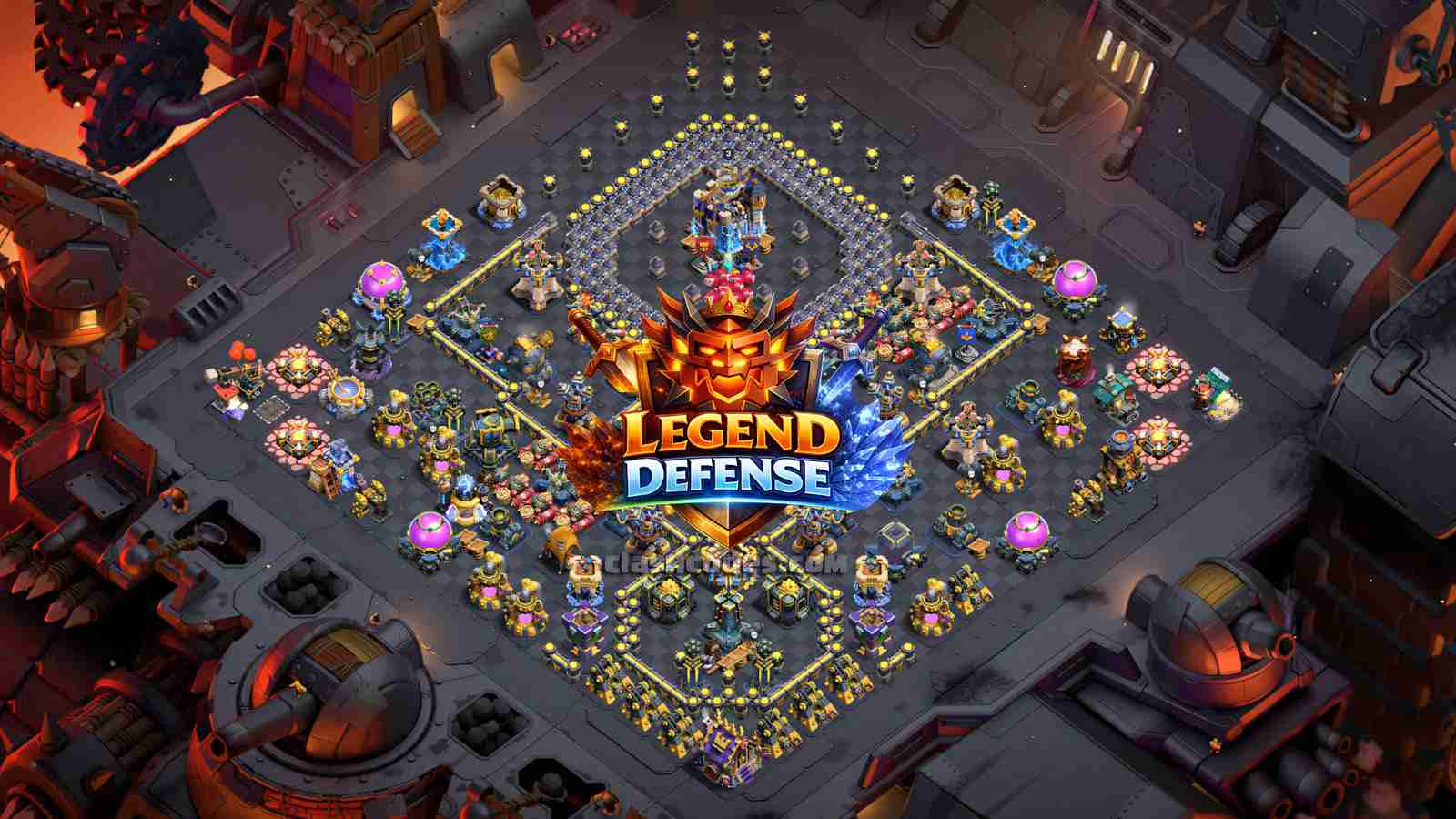 Best TH18 Legend League Layout For Clash of Clans