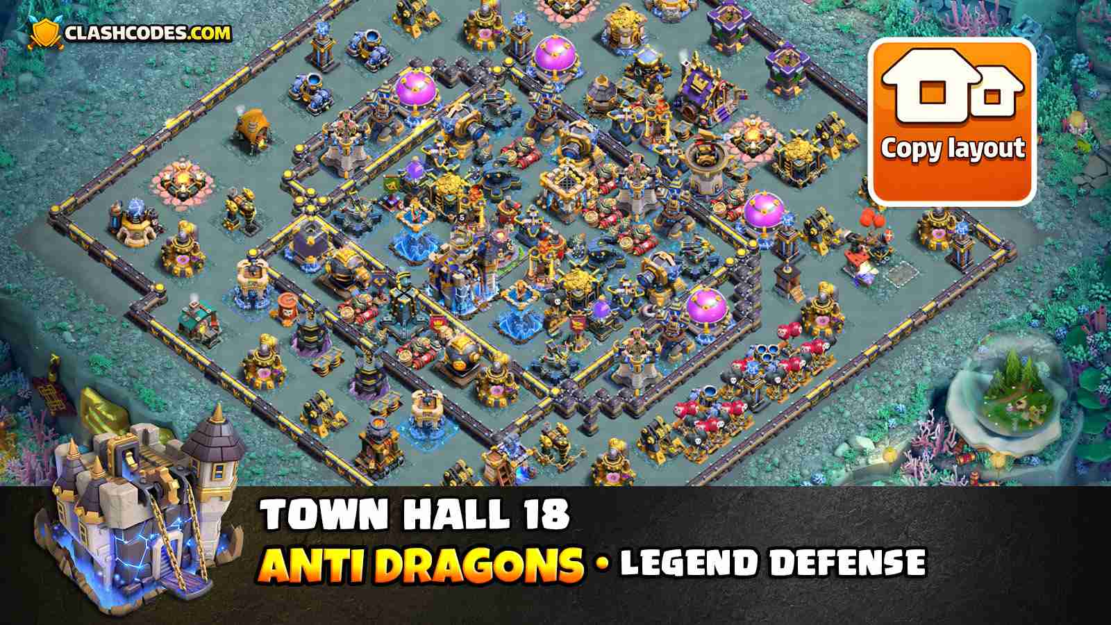Legend Farming Layout Anti Dragon Setup for Ranked Battle