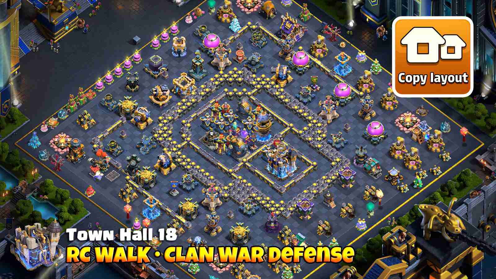 RC walk layout with deadzones that break her pathing