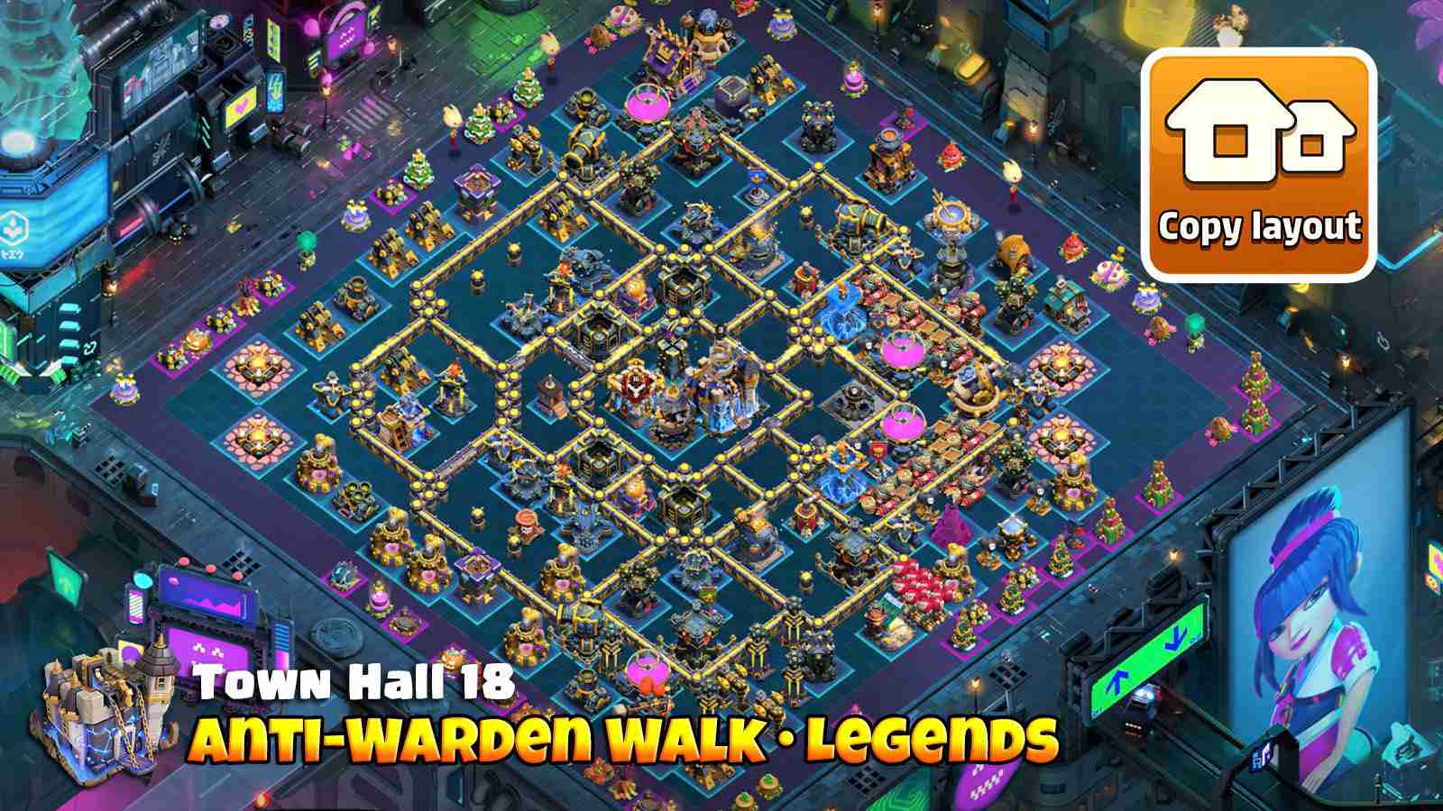 Made to disrupt Warden walks with redirected pathing.