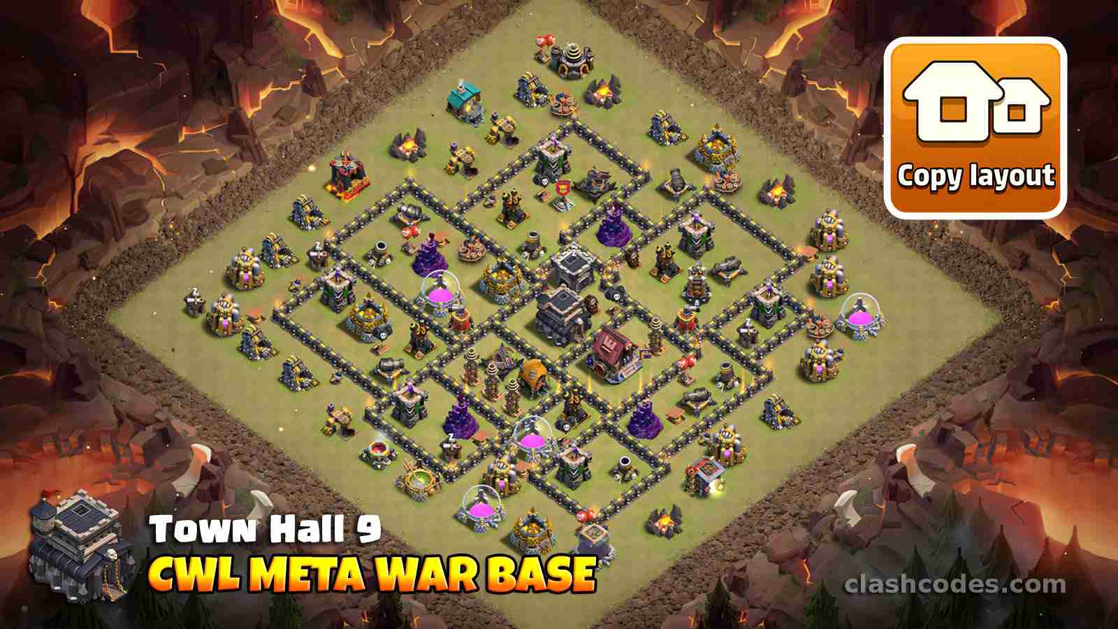 CWL War layout built for current meta