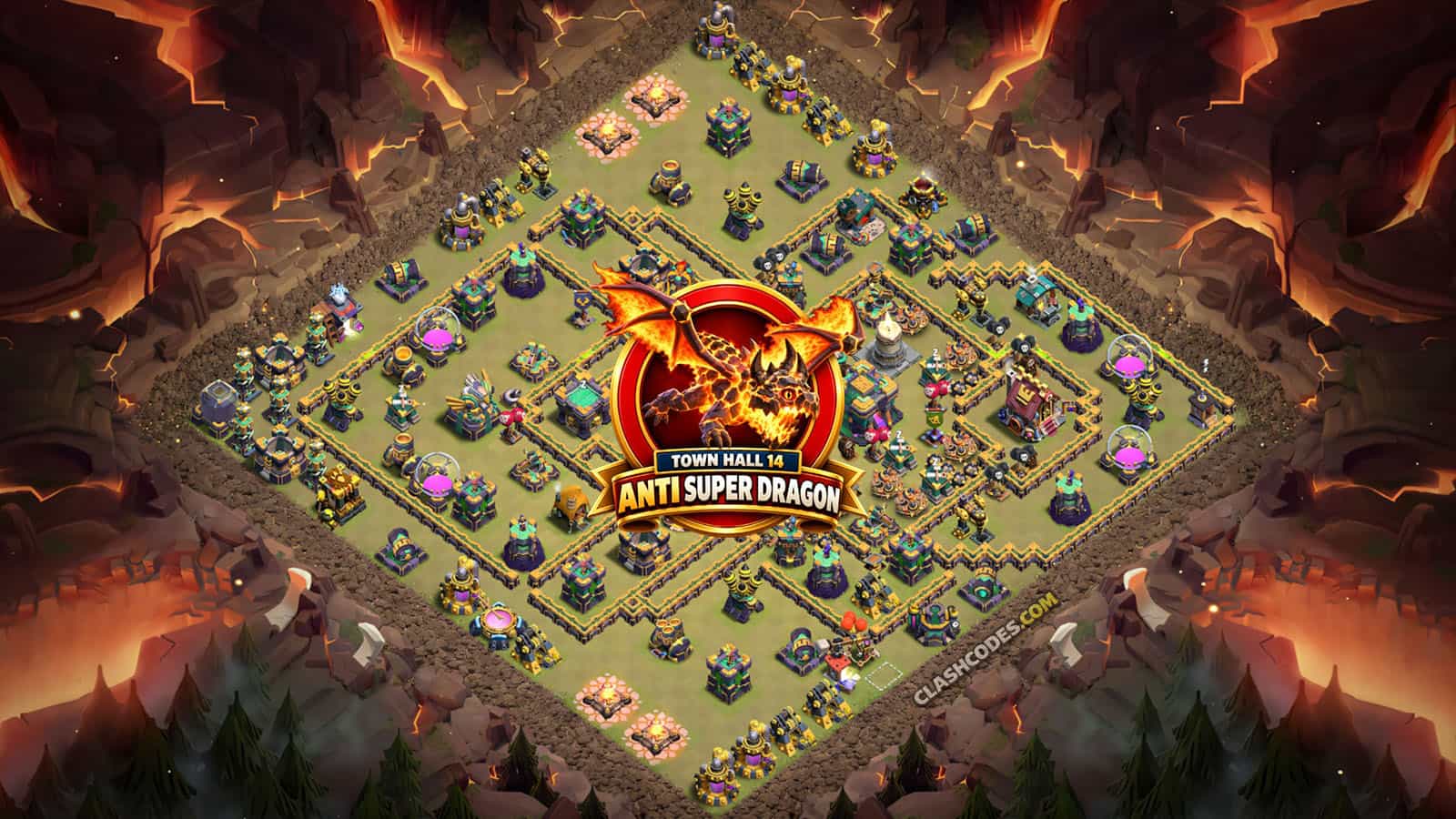 TH14 Super Dragon Defense Base (Updated 2026)
