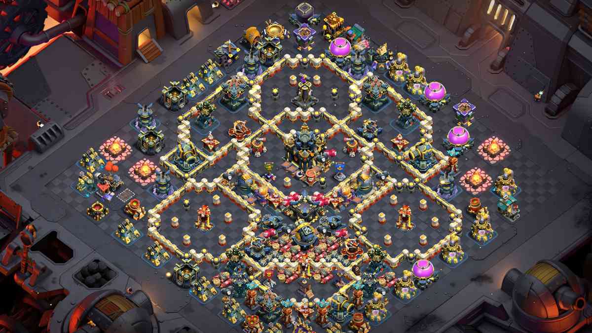 Hybrid base design for Town Hall 17 - Clash of Clans