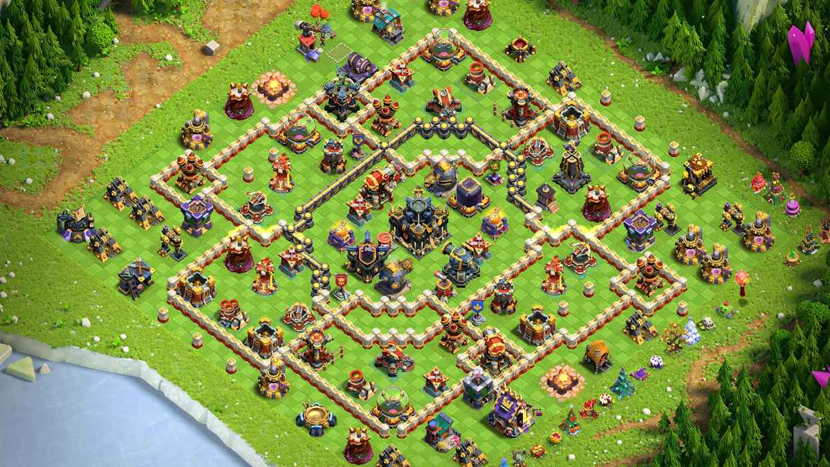 Insane TH17 Anti 2 Star Layout For Clan War