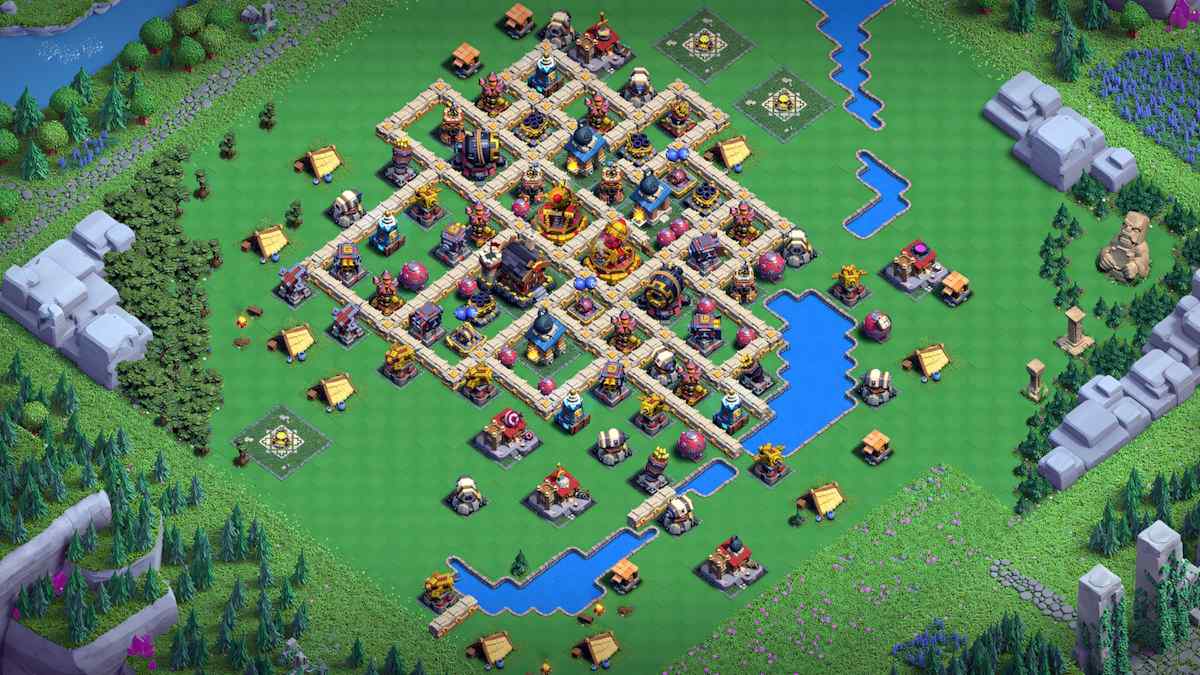 Base View For Barbarian Camp Level 5 | Clan Capital District