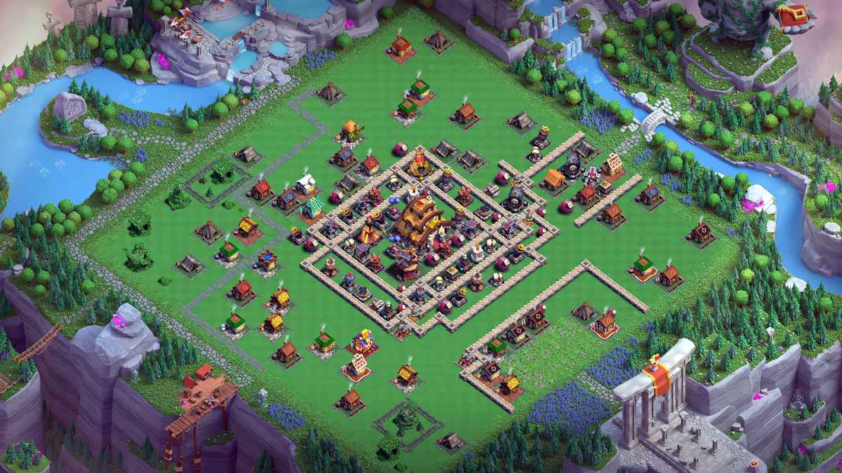 Top Capital Peak Level 7 Layout | Clan Capital Base