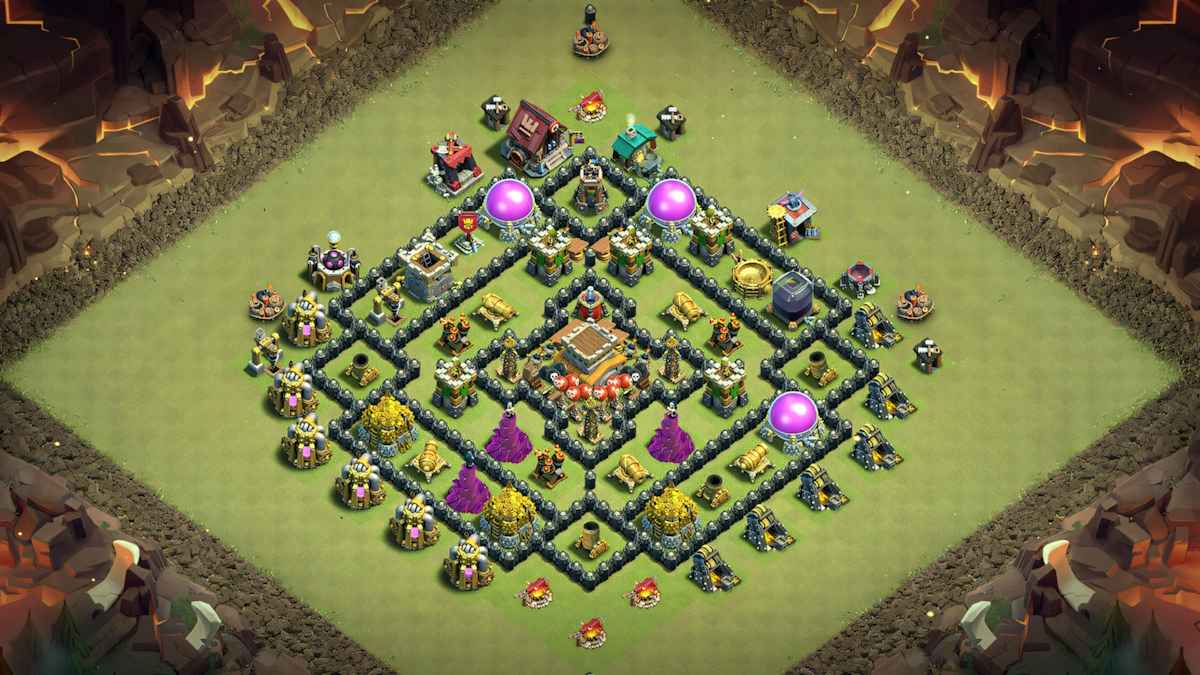 Best TH8 War Layout For Clash of Clans 2025