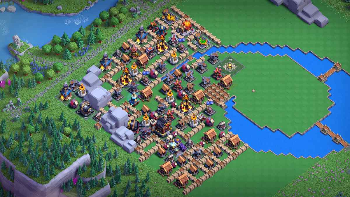 Tricky Wizard Valley Level 5 Base Layout For Clash of Clans