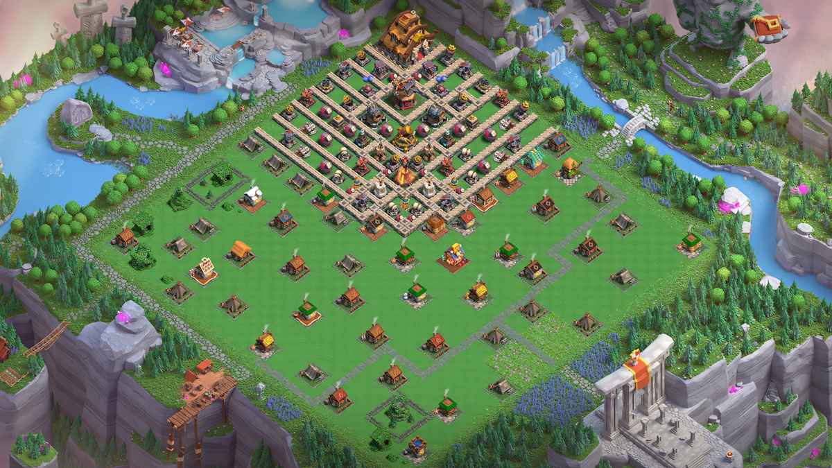 Capital Hall Level 7 Base with Link | Clan Capital