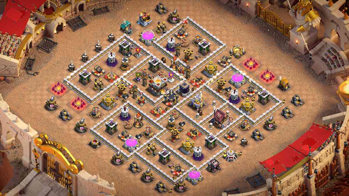 Top TH11 Anti Everything Layout For Clash of Clans