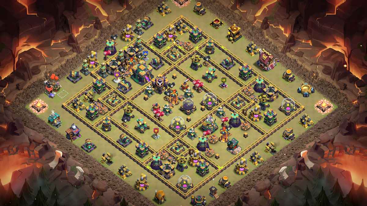 Top TH14 Clan War Base Layout for ClashofClans