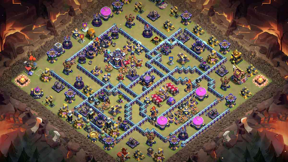 Insane TH15 Anti-3 Star War Base For Clash of Clans