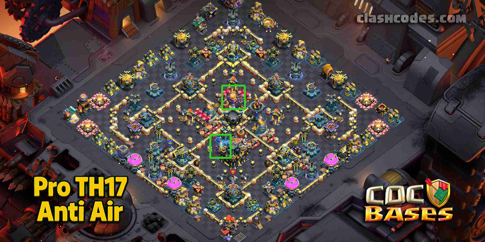 TH17 Anti Air Layout For Clashers 2025