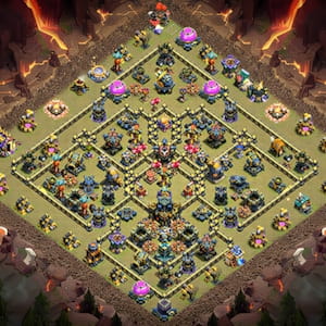 Unbeatable TH17 Layout for Strong War Defense