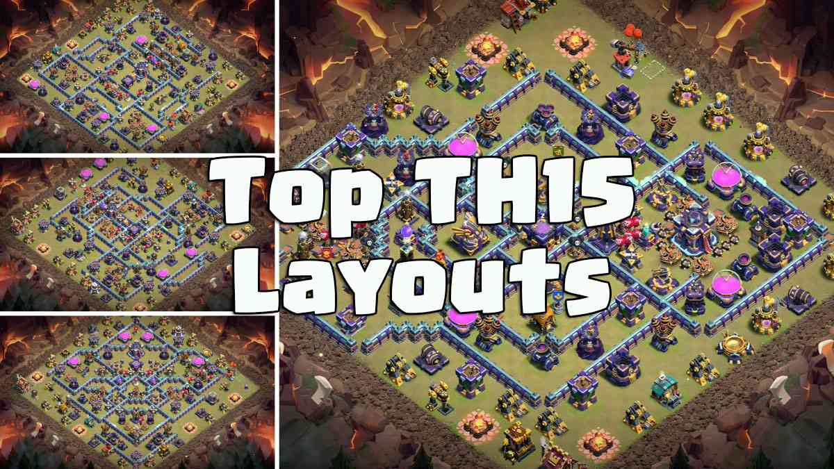 Top TH15 Layouts For War
