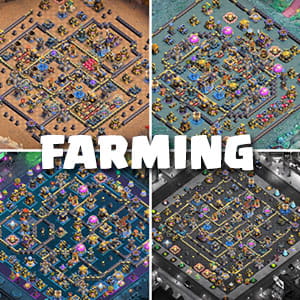 Top 10 TH18 Anti 3 Star Farming Bases (Copy Link)
