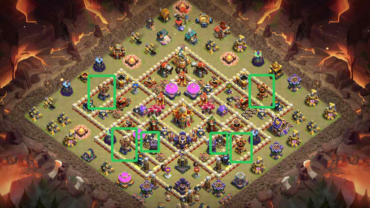 Base View Defense Layout For TH16