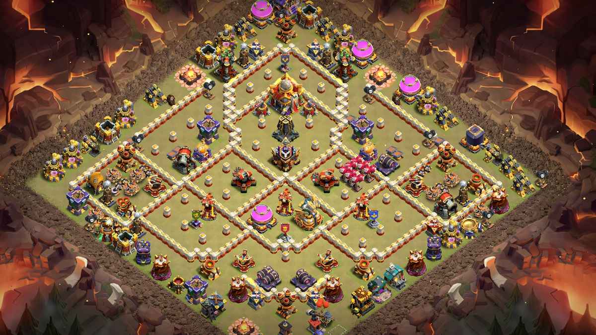 Unbeatable TH16 Anti Everything Layout For Legend League