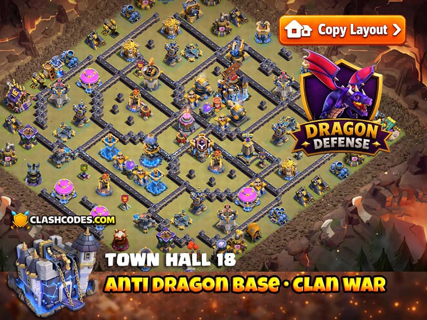 Dragon defense with separated Air Defenses that reduce Lightning Spell value