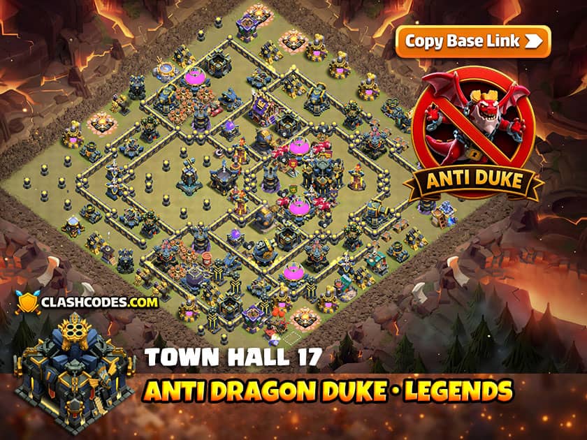 Dragon Duke defense with offset compartments preventing straight Rocket Backpack paths