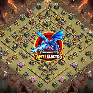 Electro Dragon Defense Base for Town Hall 14 | Clash of Clans