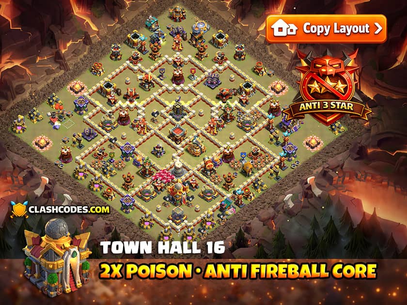 Wide Monolith deadzones limit Fireball value while Clan Castle troops adds extra damage