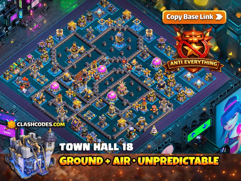 Ground and air defense with complex paths that make troops difficult to funnel