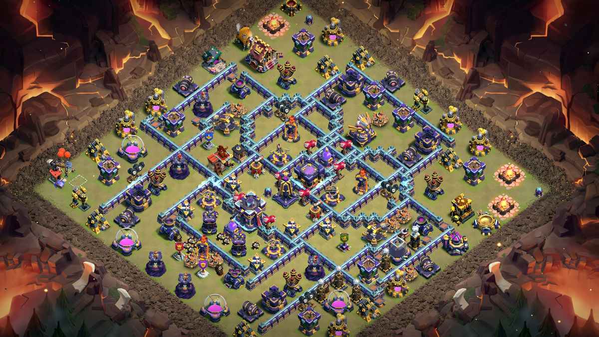 Hiroya Symmetrical TH15 Anti 3 Star Layout for Clash of Clans