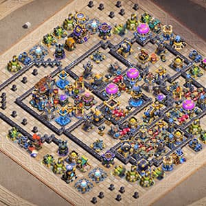 Unbeatable TH18 Hybrid Base for Ultimate Defense