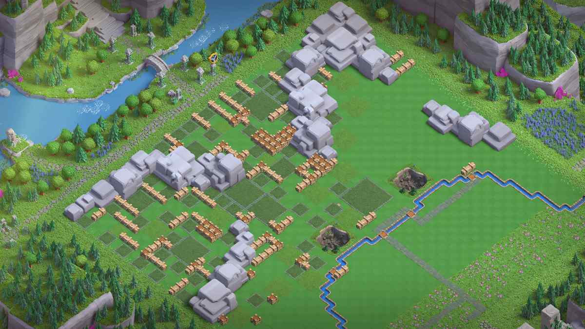 Walls Layout For Golem Quarry Level 5