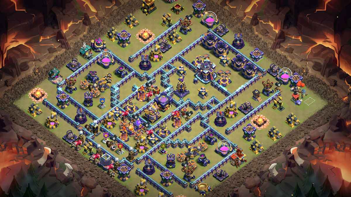 Kazuma Top TH15 War Base with Monolith Core