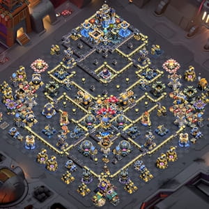 Diseño TH18 de guerra • anti 3 estrellas (nuevo meta, copiar diseño)