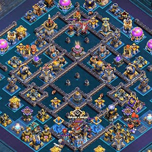 Base HDV 18 pour dominer en Ligue Légende