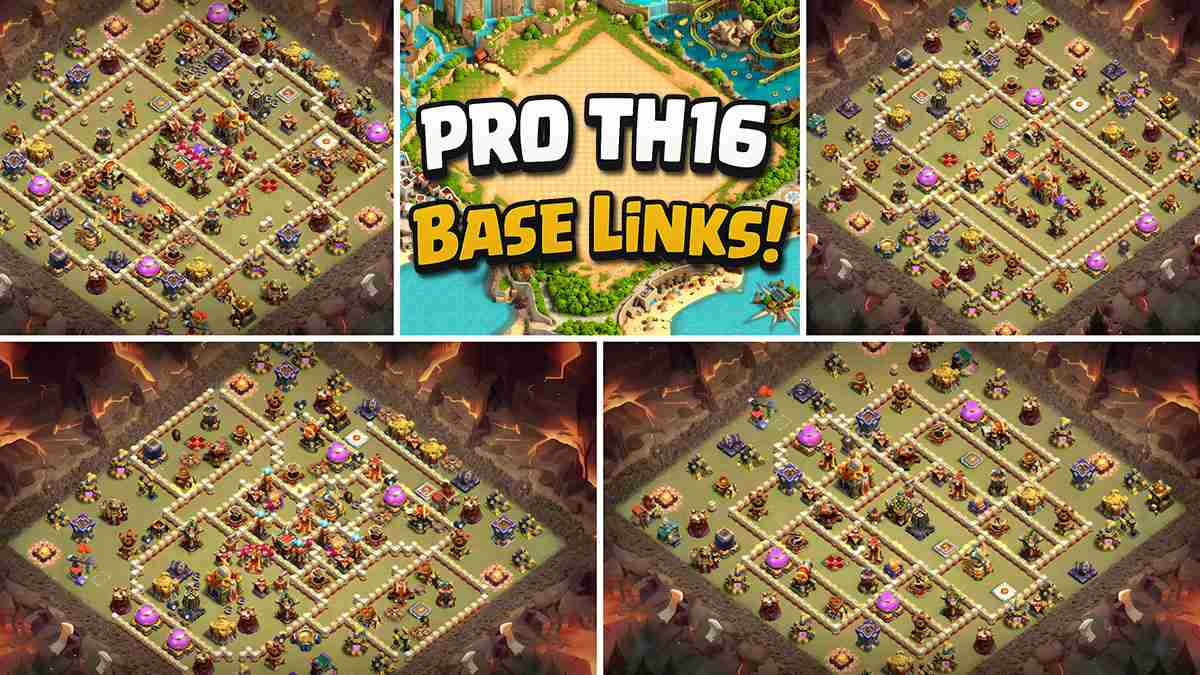 Pro TH16 Base Layouts For COC Wars and Legend League