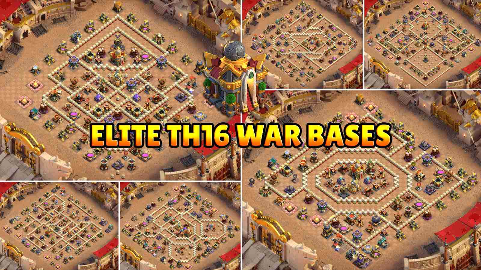 Top 10 RH 16 Bases • Rathaus 16 Layouts • CoC